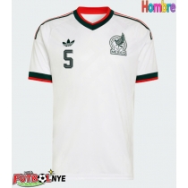 Camiseta México Johan Vasquez #5 Visitante Equipación Mundial 2026 manga corta